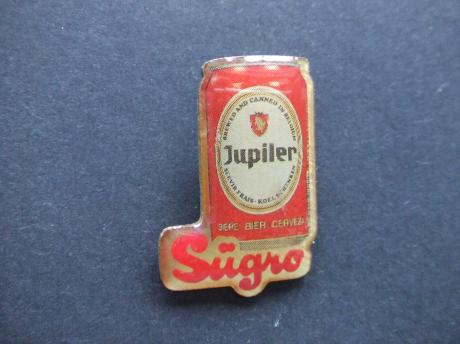 Jupiler bier blikje Sugro